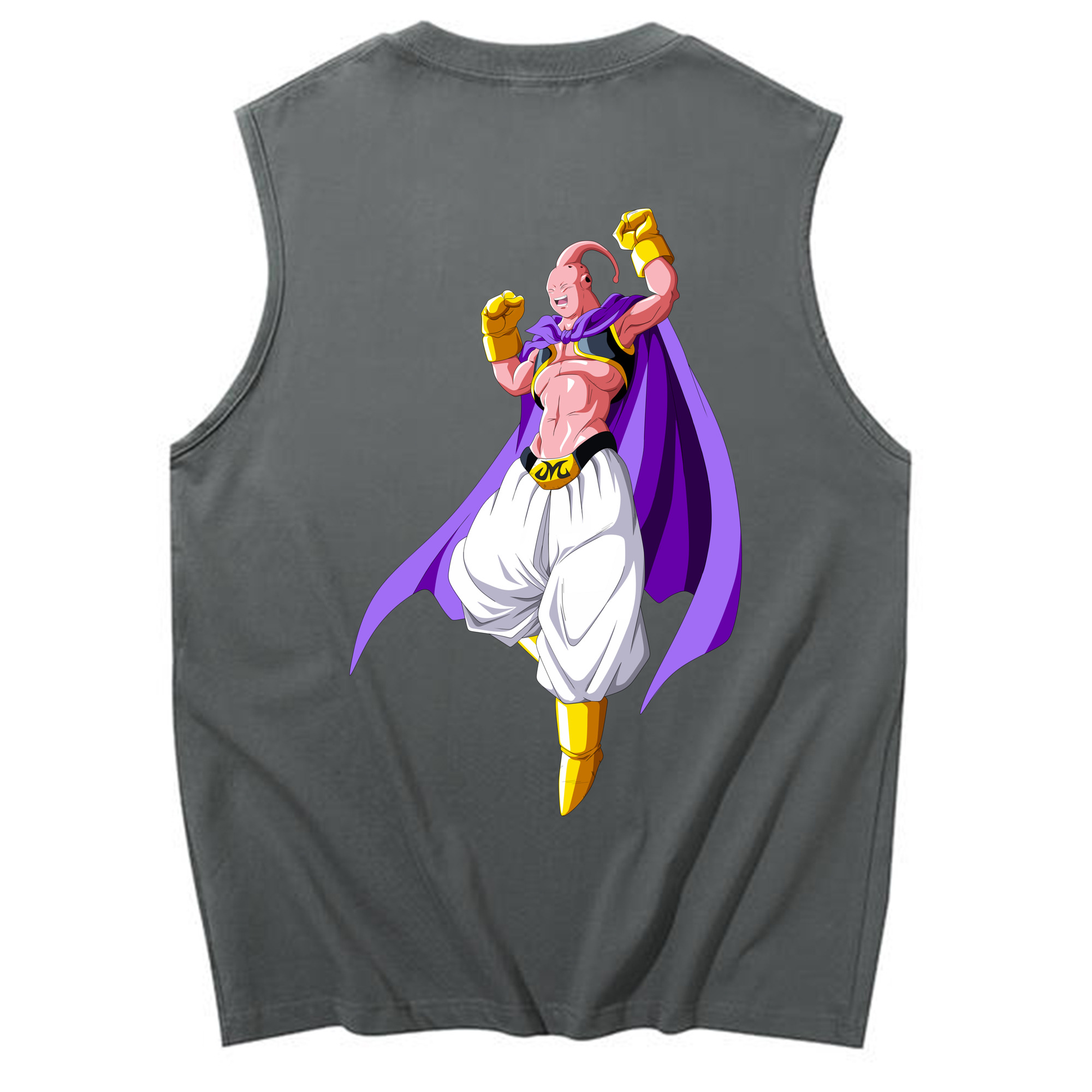 （画像用） ドラゴンボール 魔人ブウ DRAGON BALL Majin Buu コットン100％タンクトップ（背面プリント）
